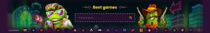 Bizzo best games banner
