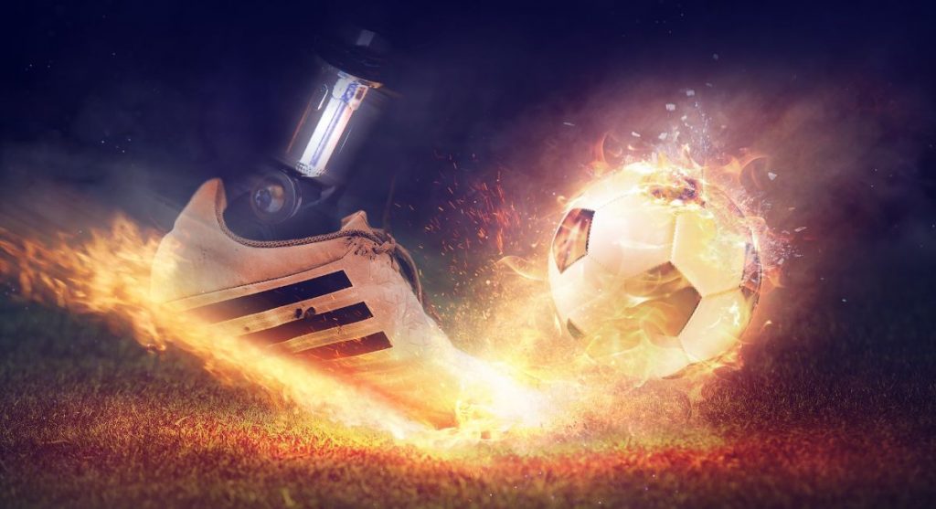 football fire shoe